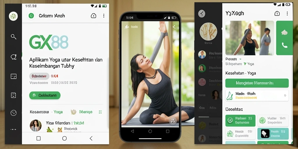 Antarmuka pengguna GX88 yang intuitif dan menarik