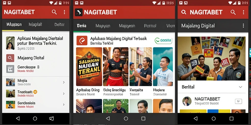 Screenshot tampilan aplikasi NAGITABET yang menarik.