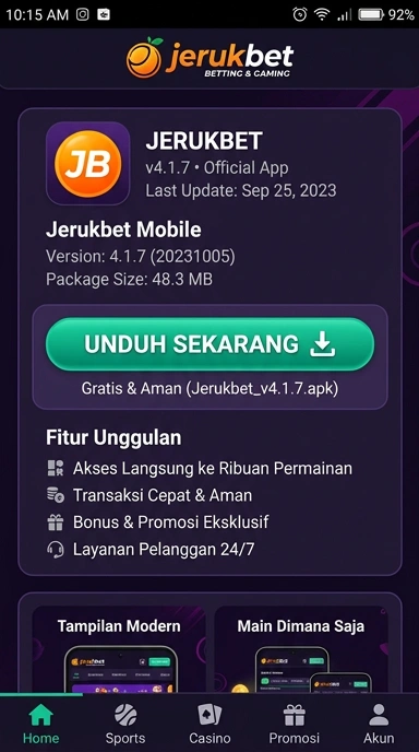 Unduh dan Instal jerukbet APK Terbaru untuk Android
