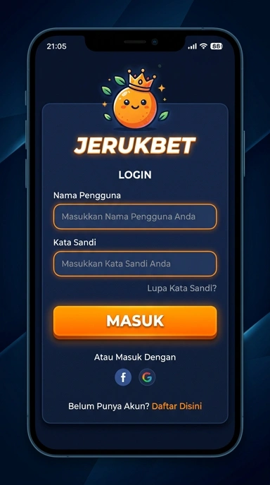 Masuk Akun Jerukbet untuk Pengguna Android